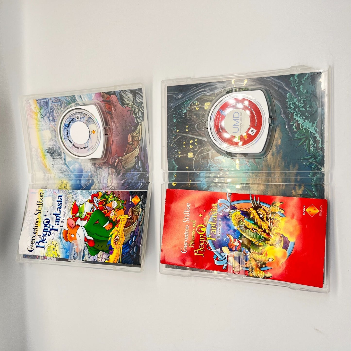 GERONIMO STILTON nel Regno della Fantasia + il Ritorno PSP Completo PlayStation