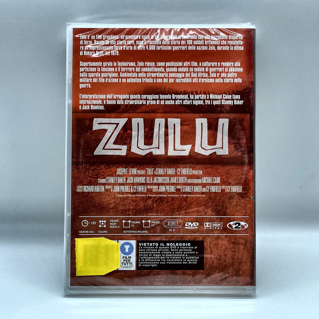 Zulu DVD Michael Caine 1964 Cy Endfield Guerra ITA Sigillato 20th Century Fox