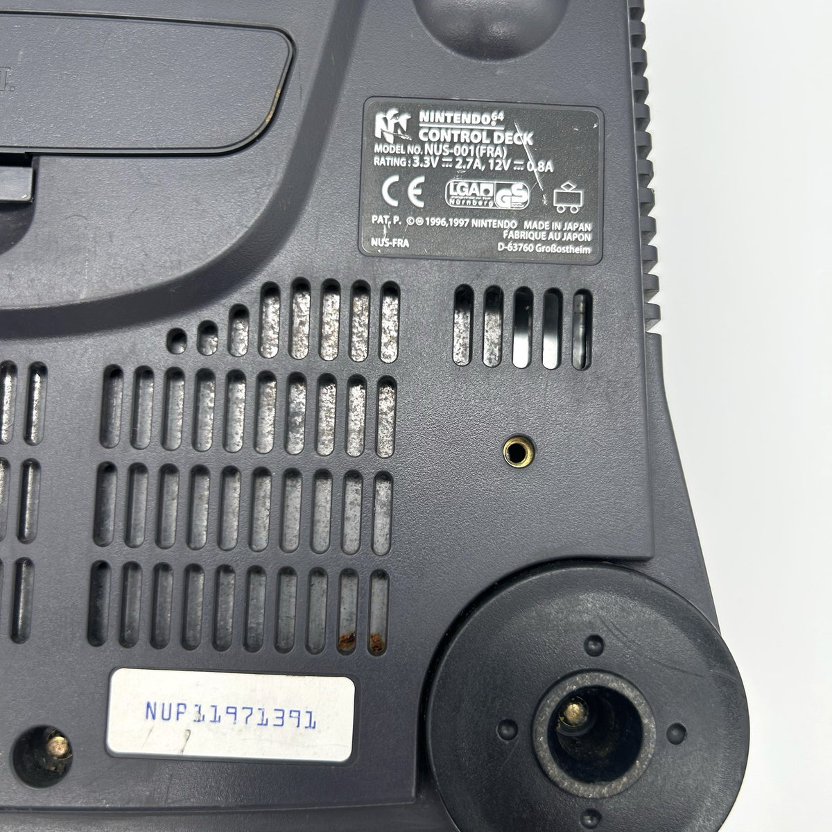 Nintendo 64 – Console PAL NUS-001 (FRA)