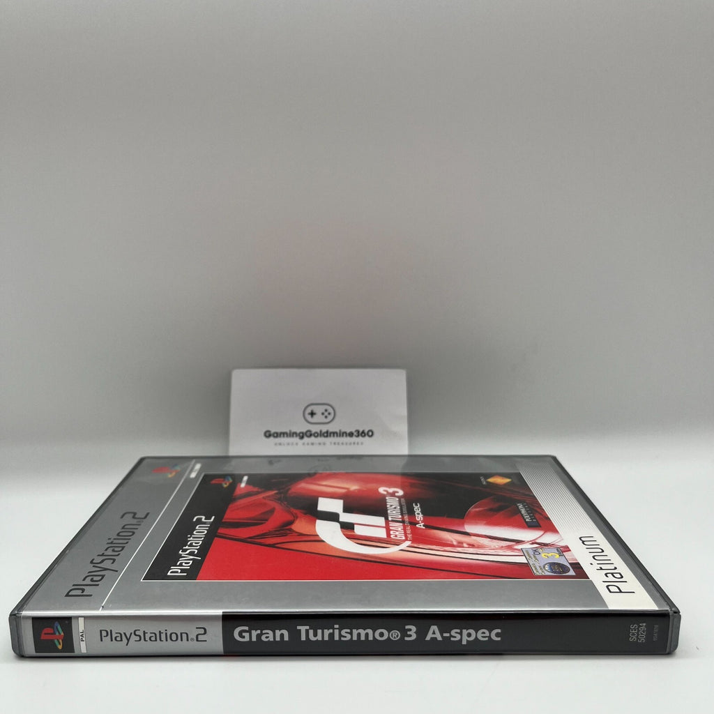 Gran Turismo 3 A-spec PS2 PAL Completo con Manuale Sony PlayStation 2 OTTIMO