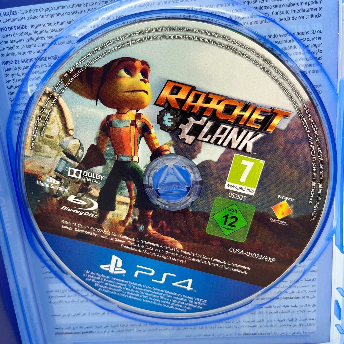 Ratchet & Clank PS4 Insomniac Sony PlayStation 4 OTTIME CONDIZIONI Multilingua