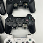 Lotto 9 Controller PS3 Sony DualShock 3 Sixaxis PER RICAMBI Non Funzionanti