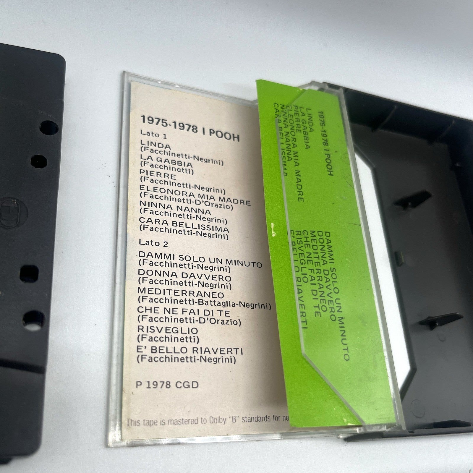 Pooh Lotto 2 Musicassette MC 1975-1978 e 25 La Nostra Storia CGD Italiana