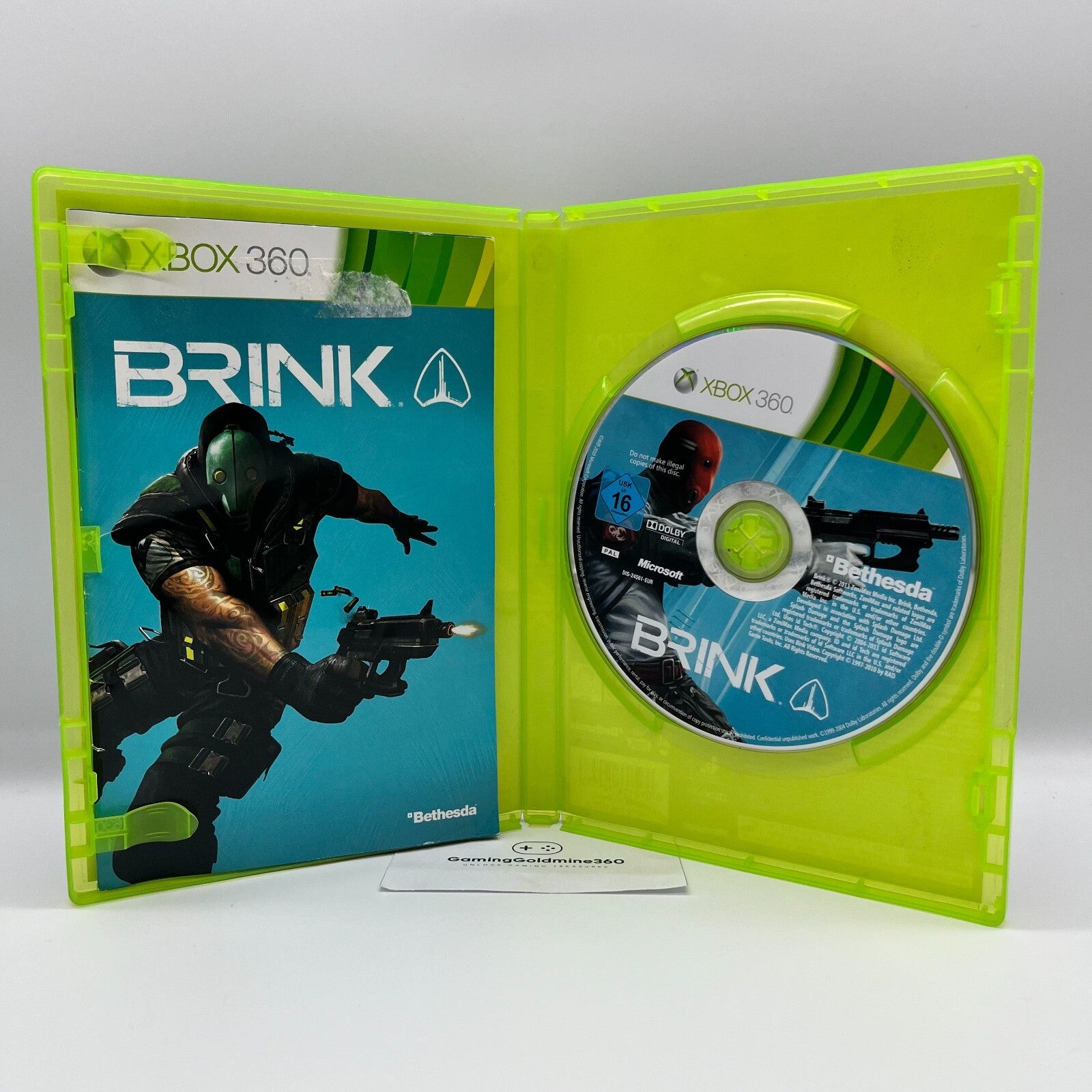 Brink Xbox 360 Italiano Completo PAL Bethesda Microsoft OTTIME CONDIZIONI