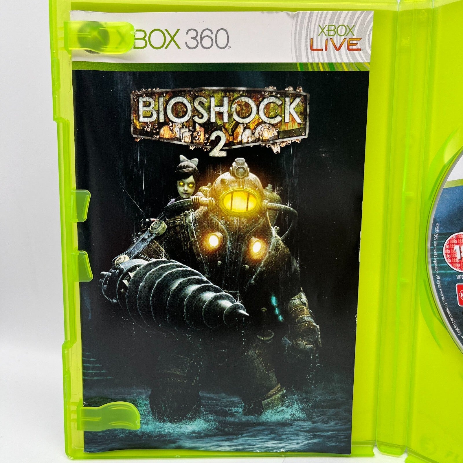 BioShock 2 Xbox 360 Completo con Manuale PAL Multilingua 2KGames Microsoft NUOVO