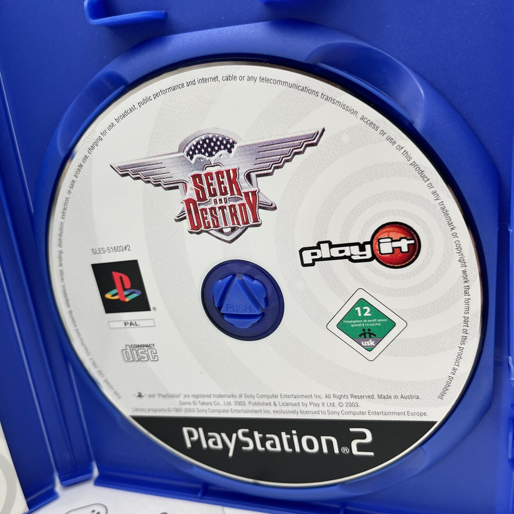 Seek and Destroy PS2 Italiano Completo con Manuale Sony PlayStation 2 COME NUOVO