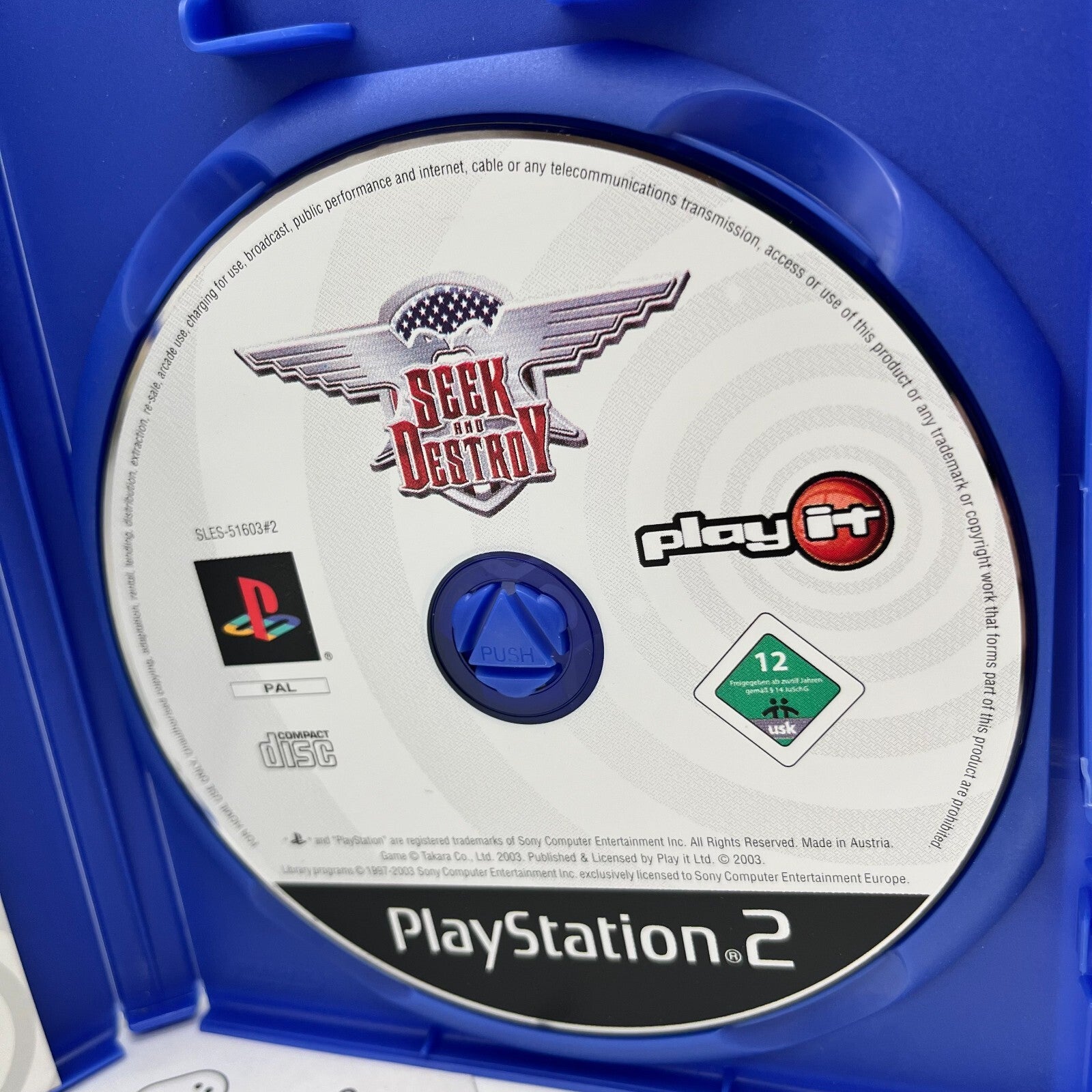 Seek and Destroy PS2 Italiano Completo con Manuale Sony PlayStation 2 COME NUOVO