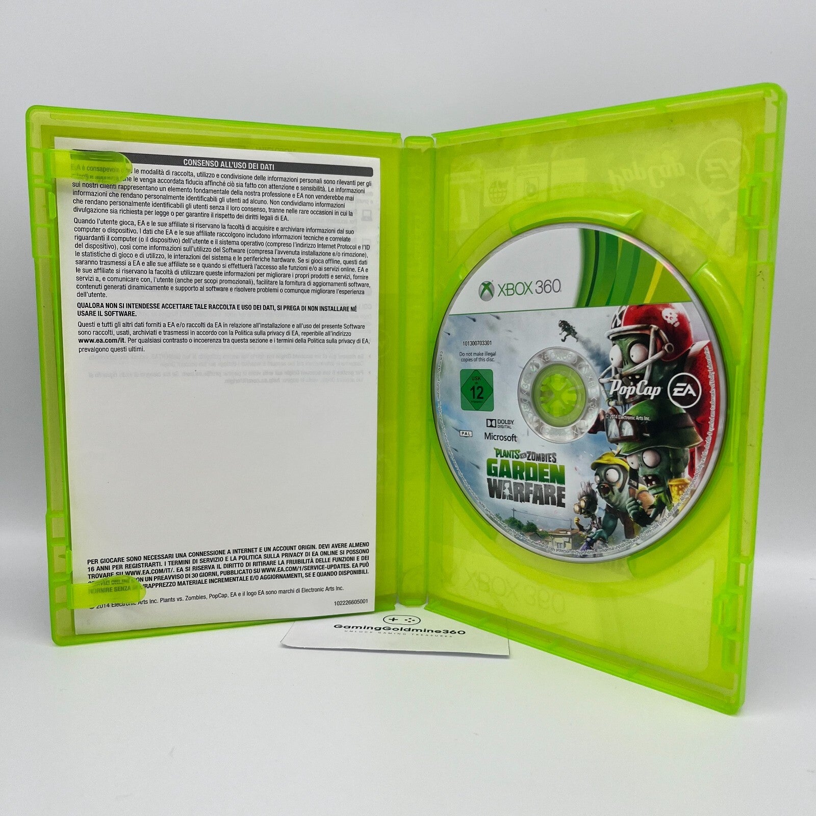 Plants vs Zombies Garden Warfare Xbox 360 Italiano PAL Completo EA Microsoft