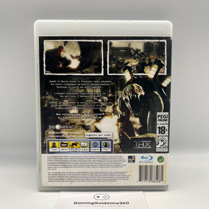 RESISTANCE Fall of Man PS3 Italiano PAL Insomniac Sony PlayStation 3 Gioco Spara