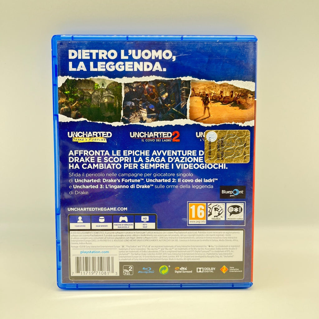 Uncharted The Nathan Drake Collection PS4 ITALIANO | Videogioco PlayStation 4