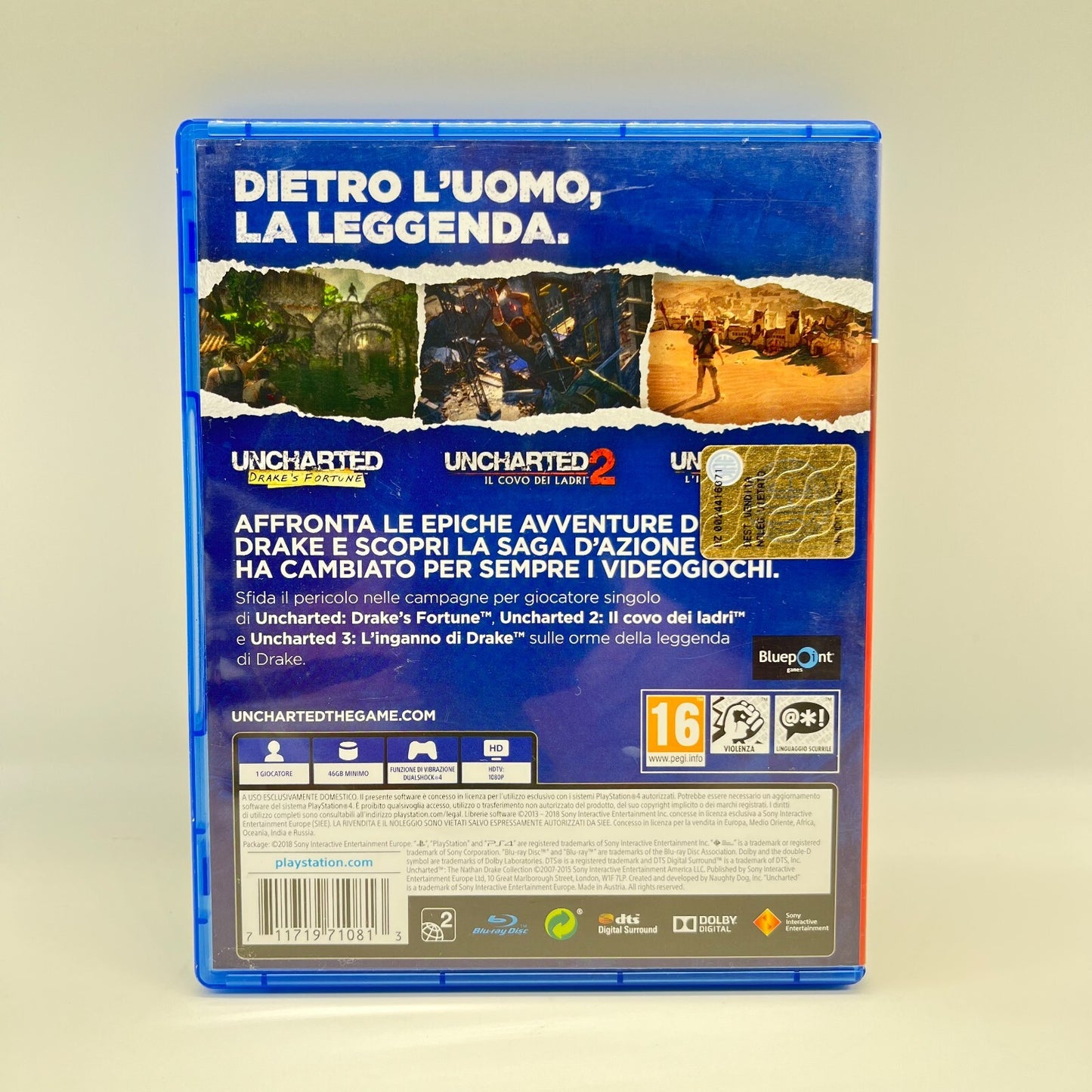 Uncharted The Nathan Drake Collection PS4 ITALIANO | Videogioco PlayStation 4