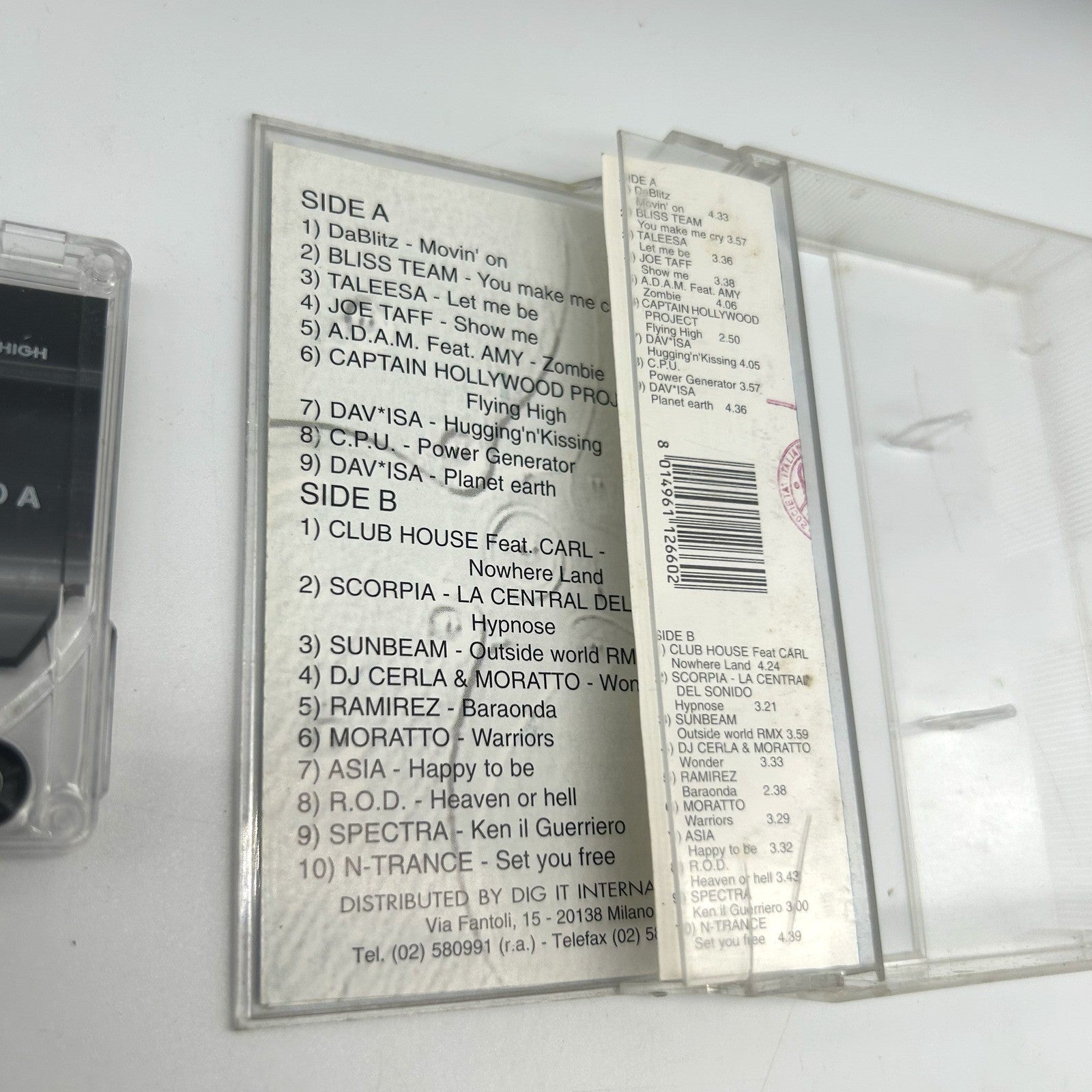 Match Music Machine The Compilation Musicassetta MC Dance Eurodance Anni 90