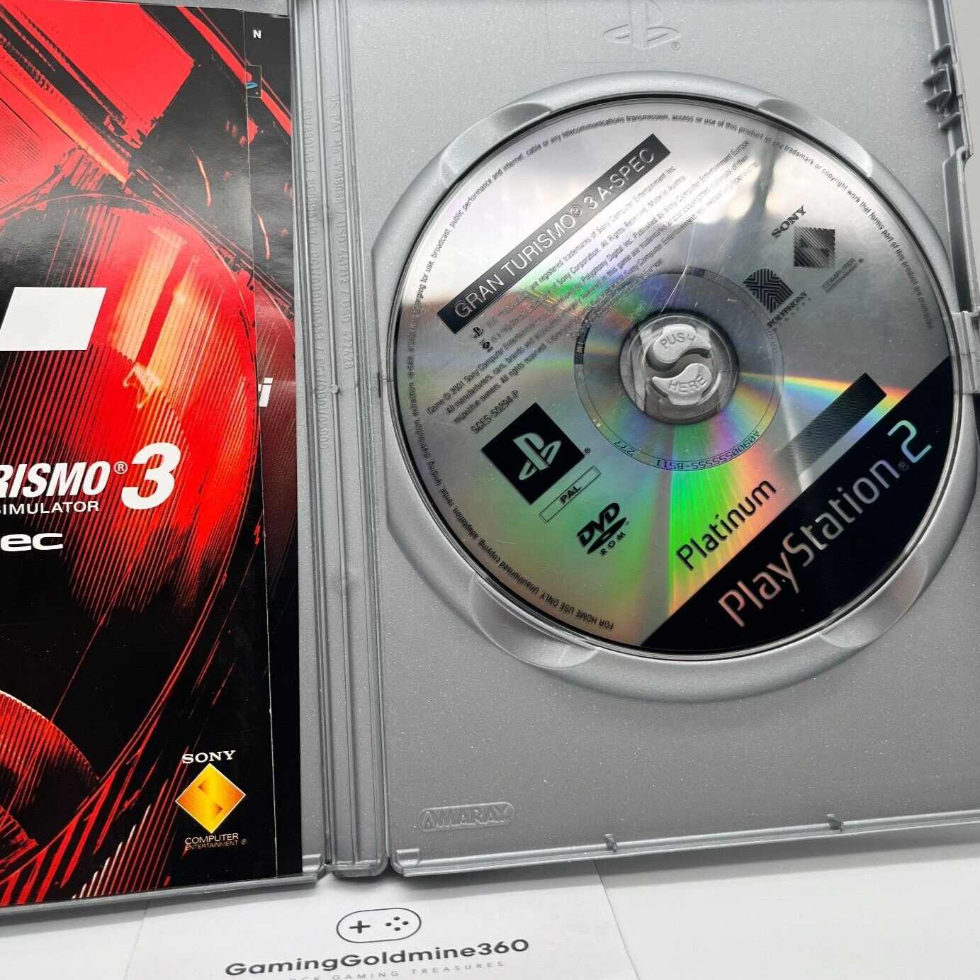 Gran Turismo 3 A-spec PS2 PAL Completo con Manuale Sony PlayStation 2 OTTIMO