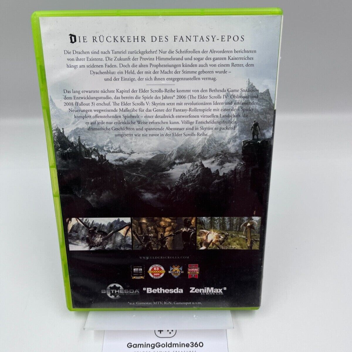 The Elder Scrolls V SKYRIM Xbox 360 Completo con Manuale PAL Multilingua OTTIMO