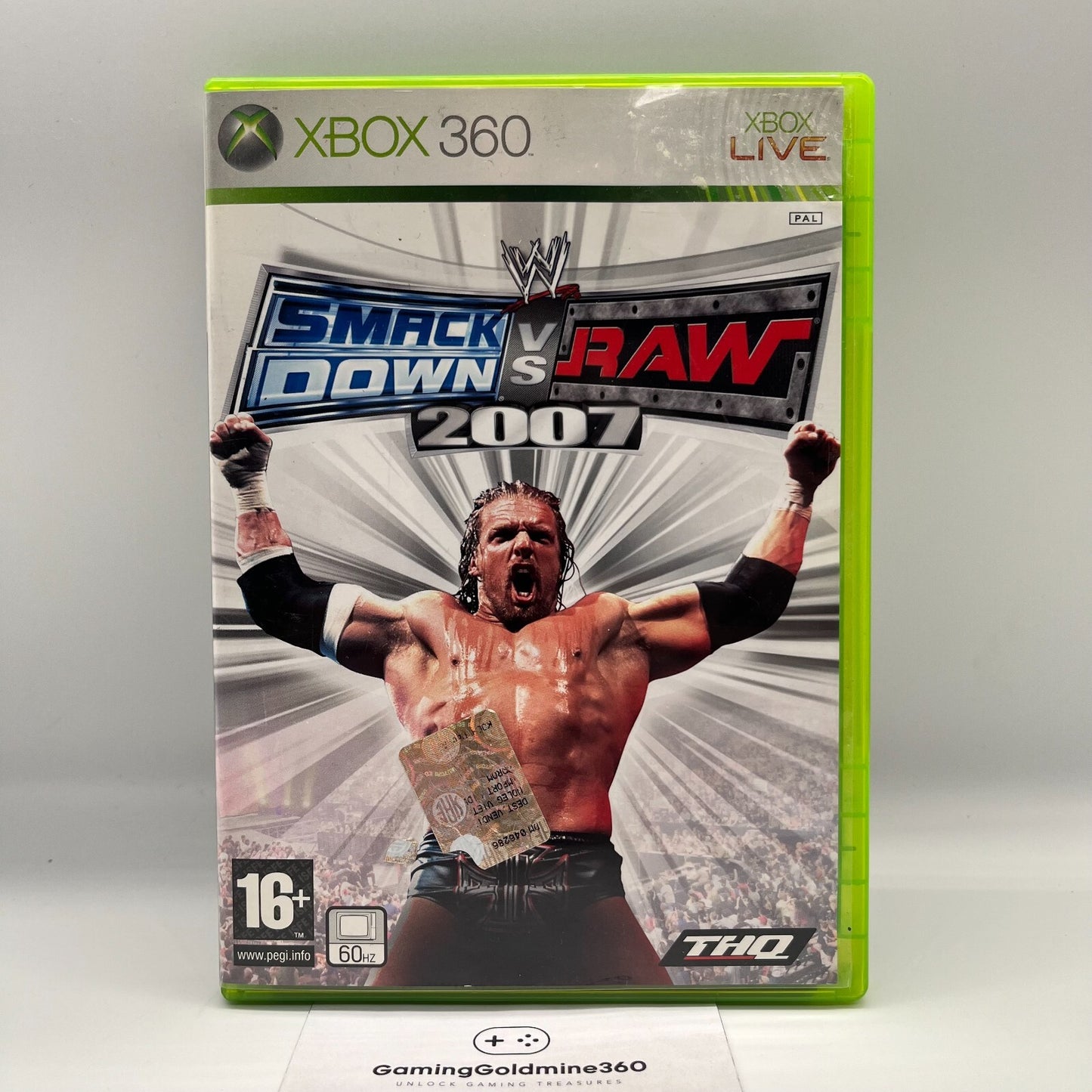 WWE Smackdown vs Raw 2007 + 2008 (cover reprint) Xbox 360 Italiano Completi PAL