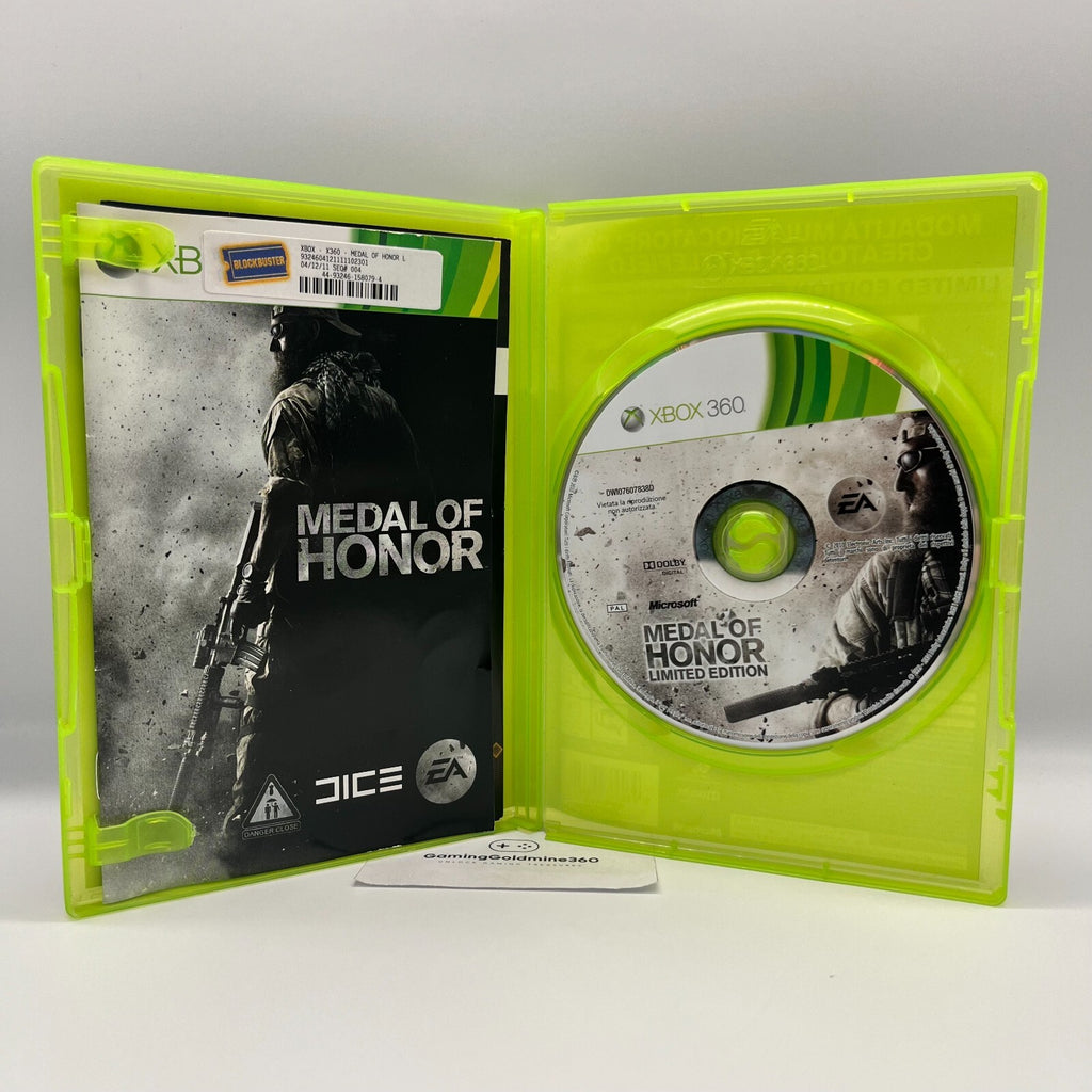 Medal Of Honor Limited Edition Xbox 360 Italiano Completo con Manuale COME NUOVO