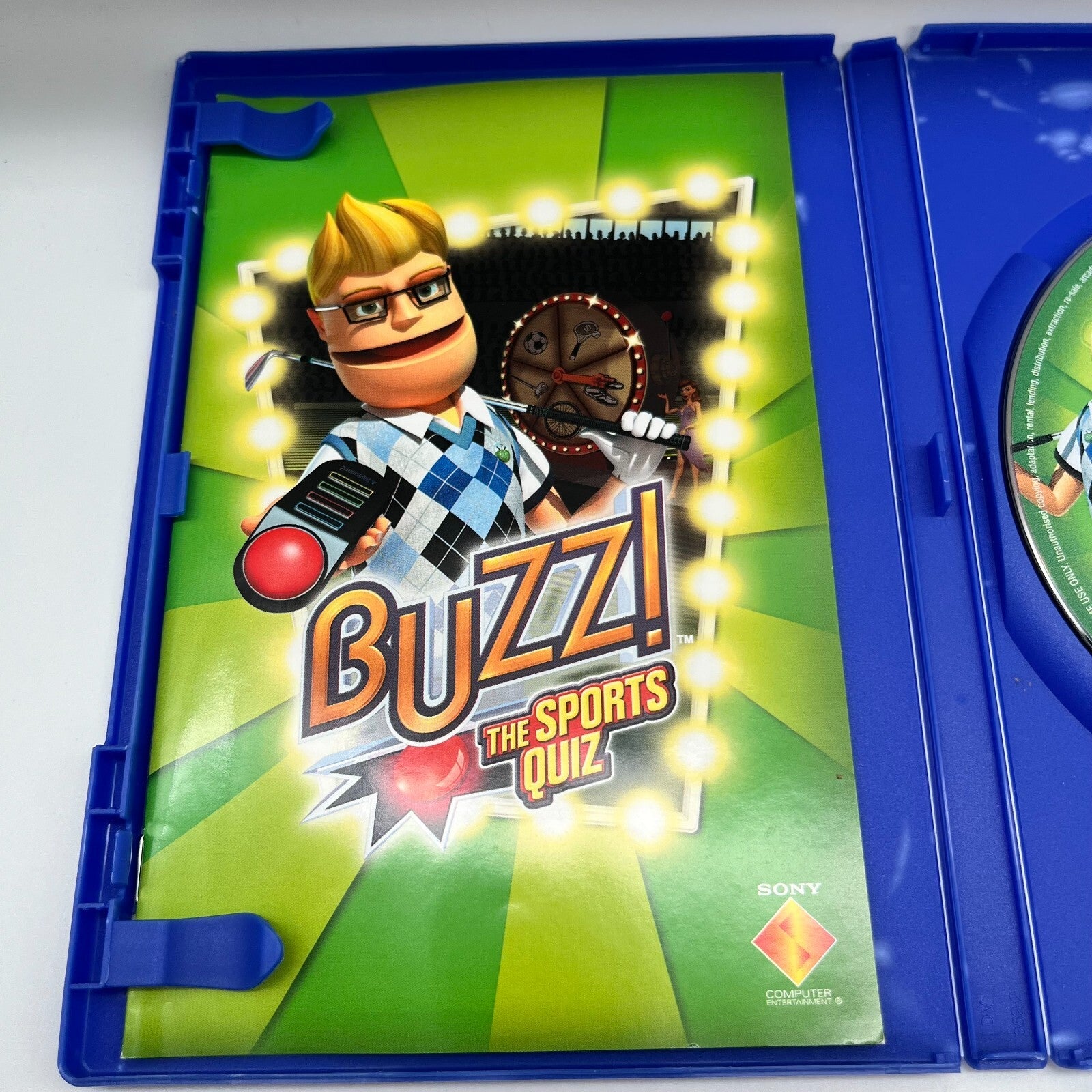 BUZZ! Quiz Sports+Junior Dino Mania+Hollywood+Superquiz PS2 Sony PlayStation 2