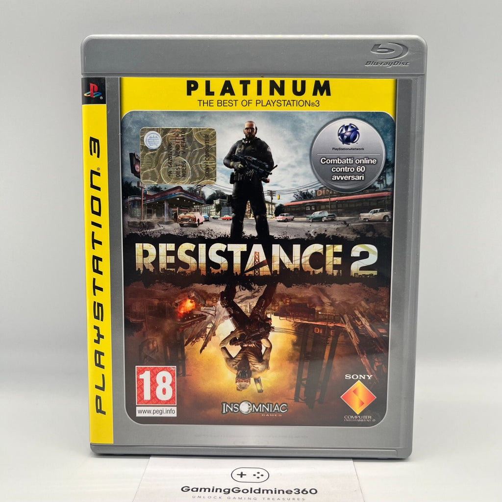 RESISTANCE Fall of Man + 2 PS3 Italiano Completo PAL Sony PlayStation 3 Platinum