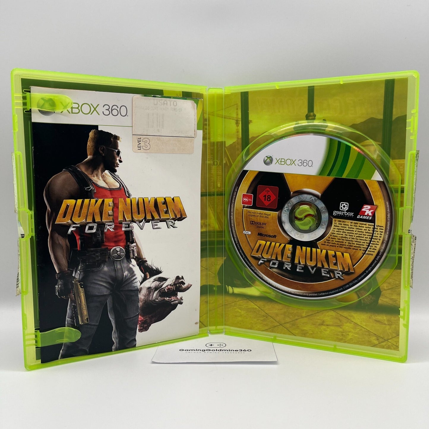 Duke Nukem Forever Xbox 360 Completo con Manuale PAL 2K GearBox Microsoft OTTIMO