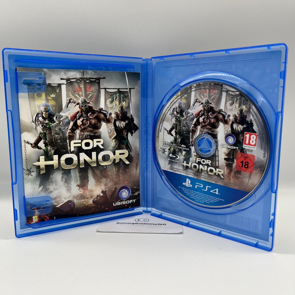 For Honor PS4 Completo con Manuale Ubisoft Sony PlayStation 4 Multilingua OTTIMO