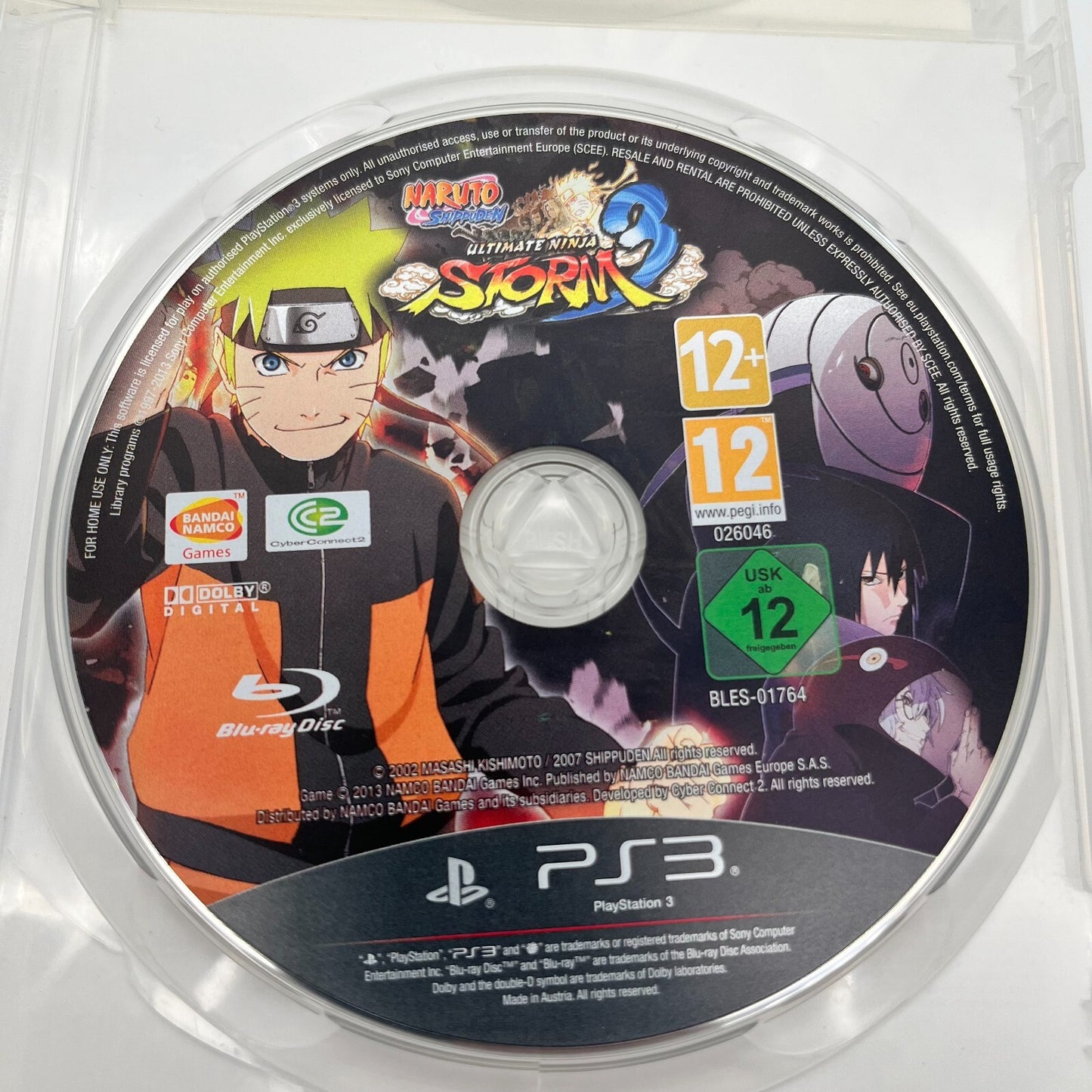 NARUTO SHIPPUDEN Ultimate Ninja Storm 1+2+3 BUNDLE PS3 Italiano Completi PAL