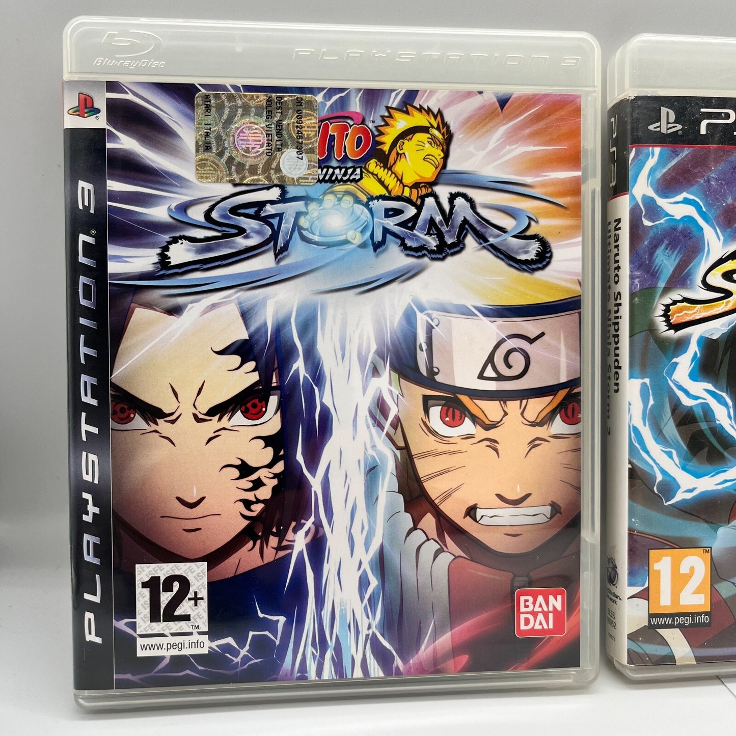 NARUTO SHIPPUDEN Ultimate Ninja Storm 1+2+3 BUNDLE PS3 Italiano Completi PAL