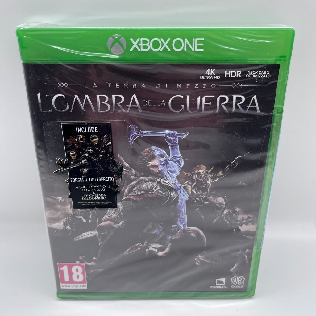 La Terra di Mezzo L'OMBRA DELLA GUERRA Xbox One Italiano NUOVO SIGILLATO Warner