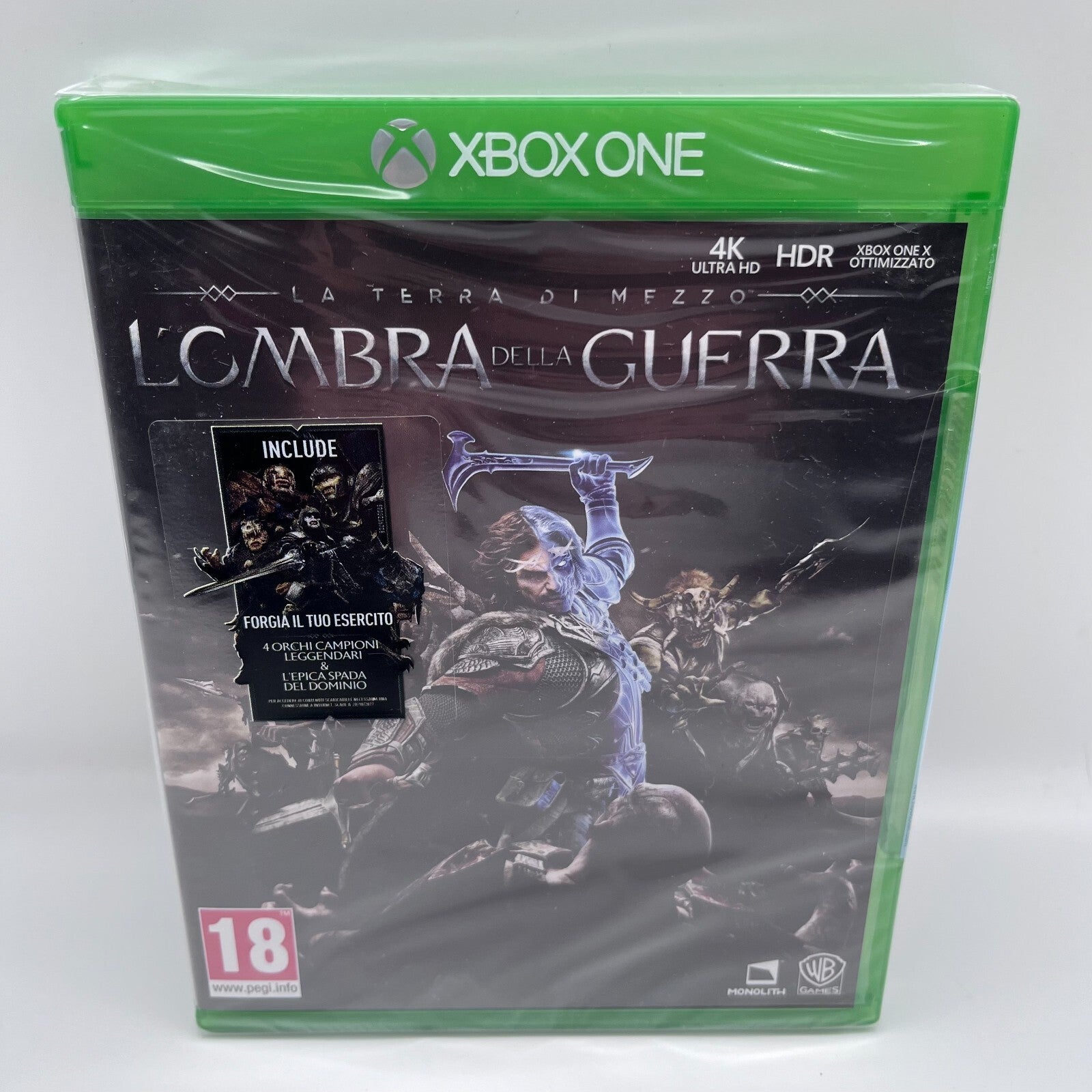 La Terra di Mezzo L'OMBRA DELLA GUERRA Xbox One Italiano NUOVO SIGILLATO Warner