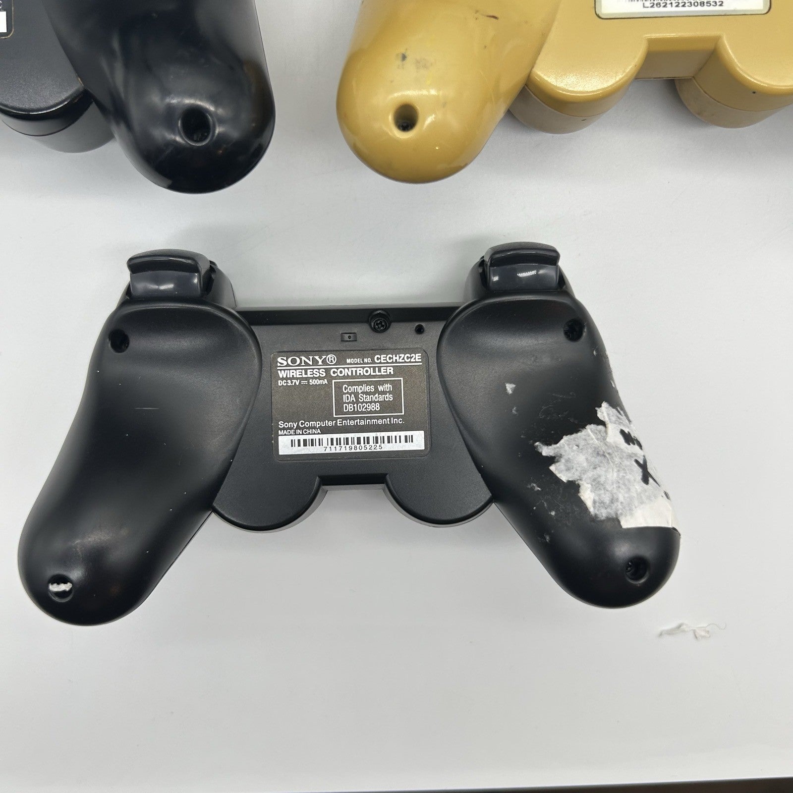 Lotto 9 Controller PS3 Sony DualShock 3 Sixaxis PER RICAMBI Non Funzionanti