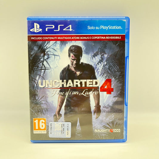 Uncharted 4: Fine di un Ladro PS4 ITALIANO Completo Gioco Sony PlayStation 4