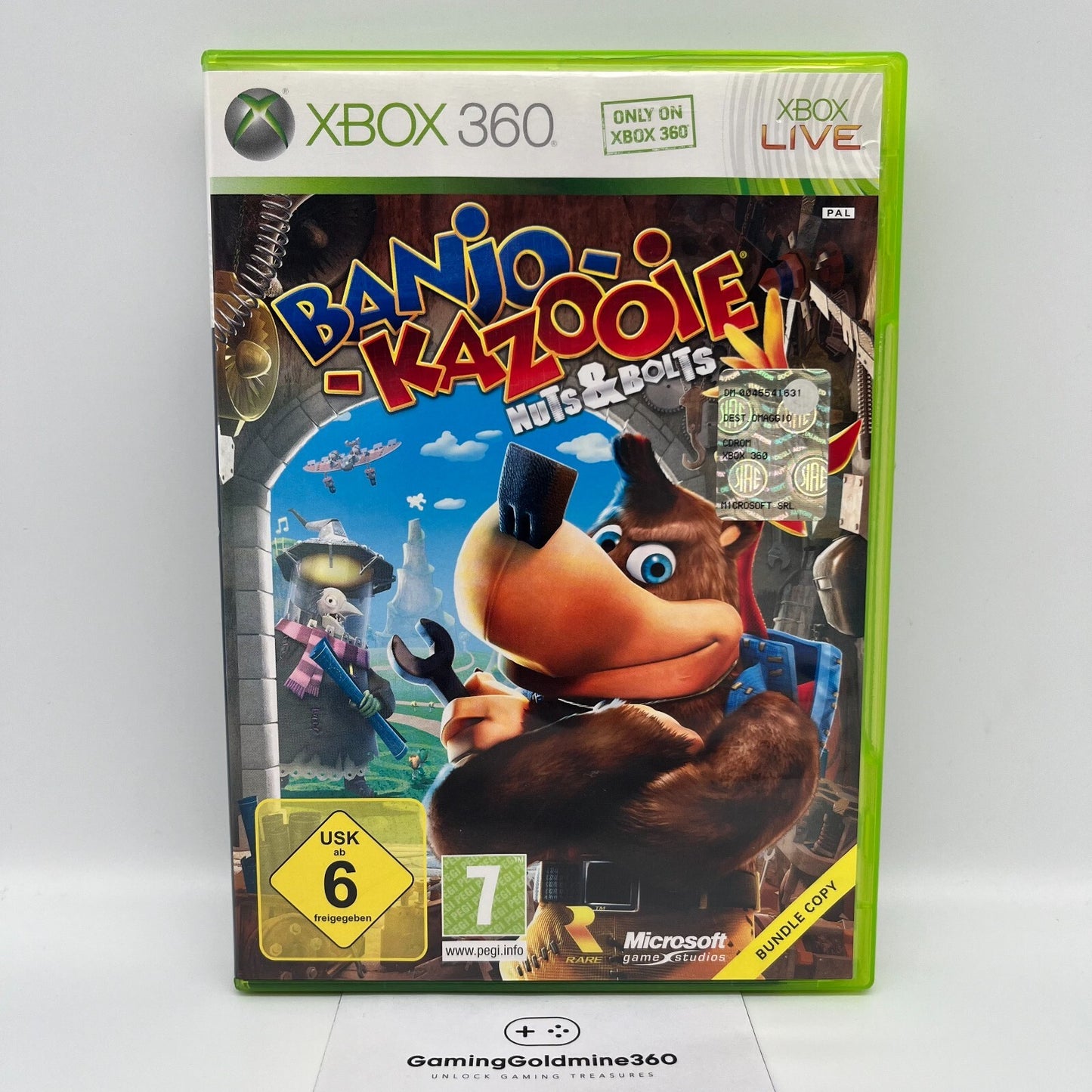 Banjo Kazooie Nuts & Bolts Xbox 360 Italiano Completo con Manuale PAL COME NUOVO