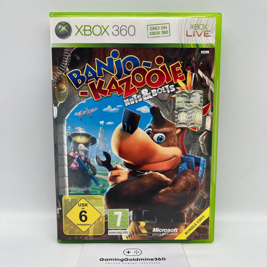 Banjo Kazooie Nuts & Bolts Xbox 360 Italiano Completo con Manuale PAL COME NUOVO