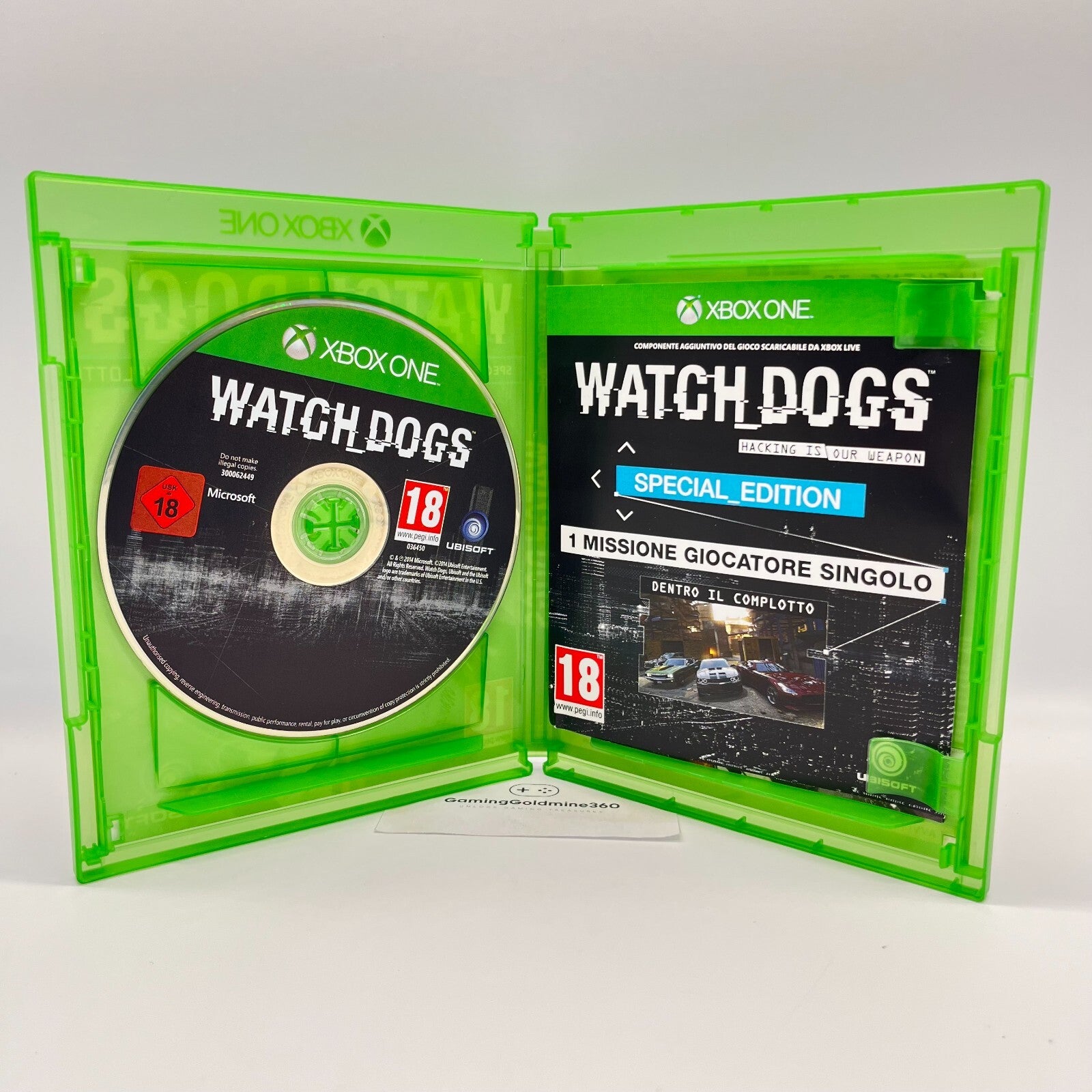 WATCH DOGS 1 & 2 Xbox One Italiano Completo con Manuale Giochi Ubisoft Microsoft
