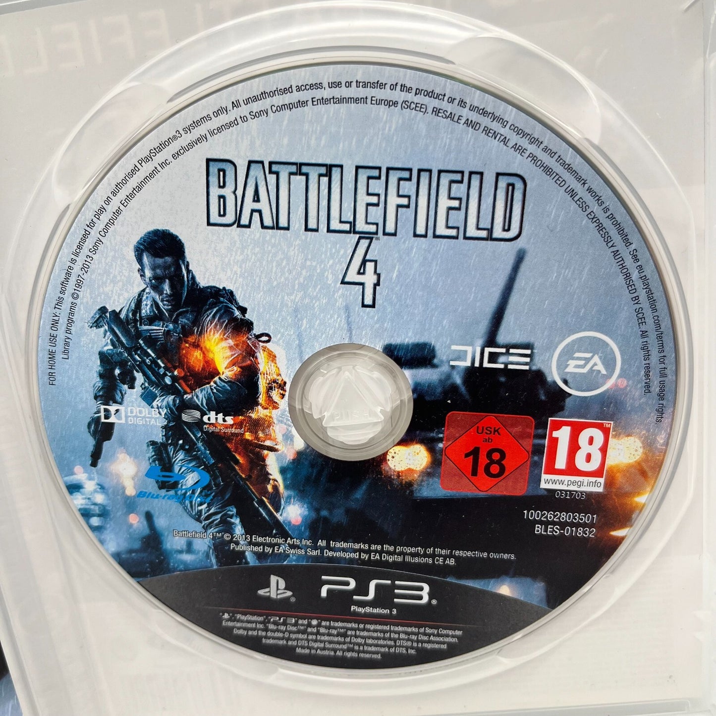 Battlefield 4 PS3 Italiano Completo con Manuale PAL EA Dice Sony PlayStation 3