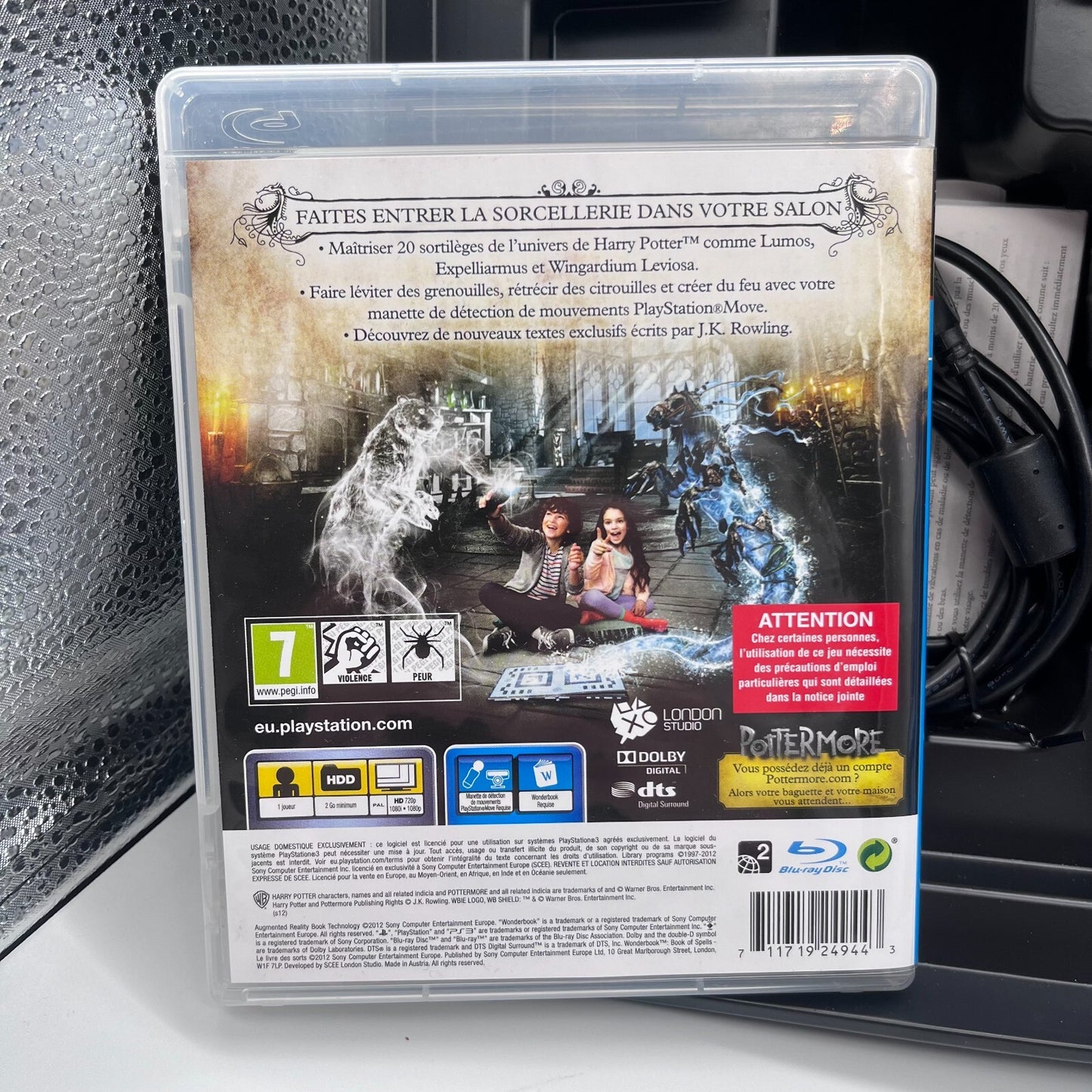 Wonderbook BOOK OF SPELLS PS3 Completo PAL Gioco+Libro+Camera+PS Move Sony OTTIM