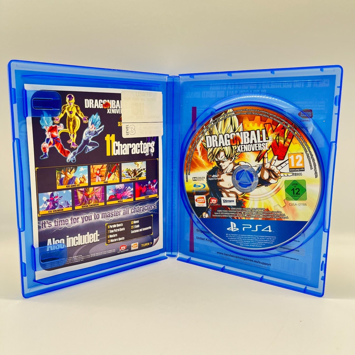 Dragon Ball XV XenoVerse PS4 Italiano Completo Manuale Bandai Sony PlayStation 4