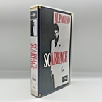 Scarface VHS 🎬 Al Pacino Film Poliziesco 1983 Cult Movie Universal Hi-Fi Stereo