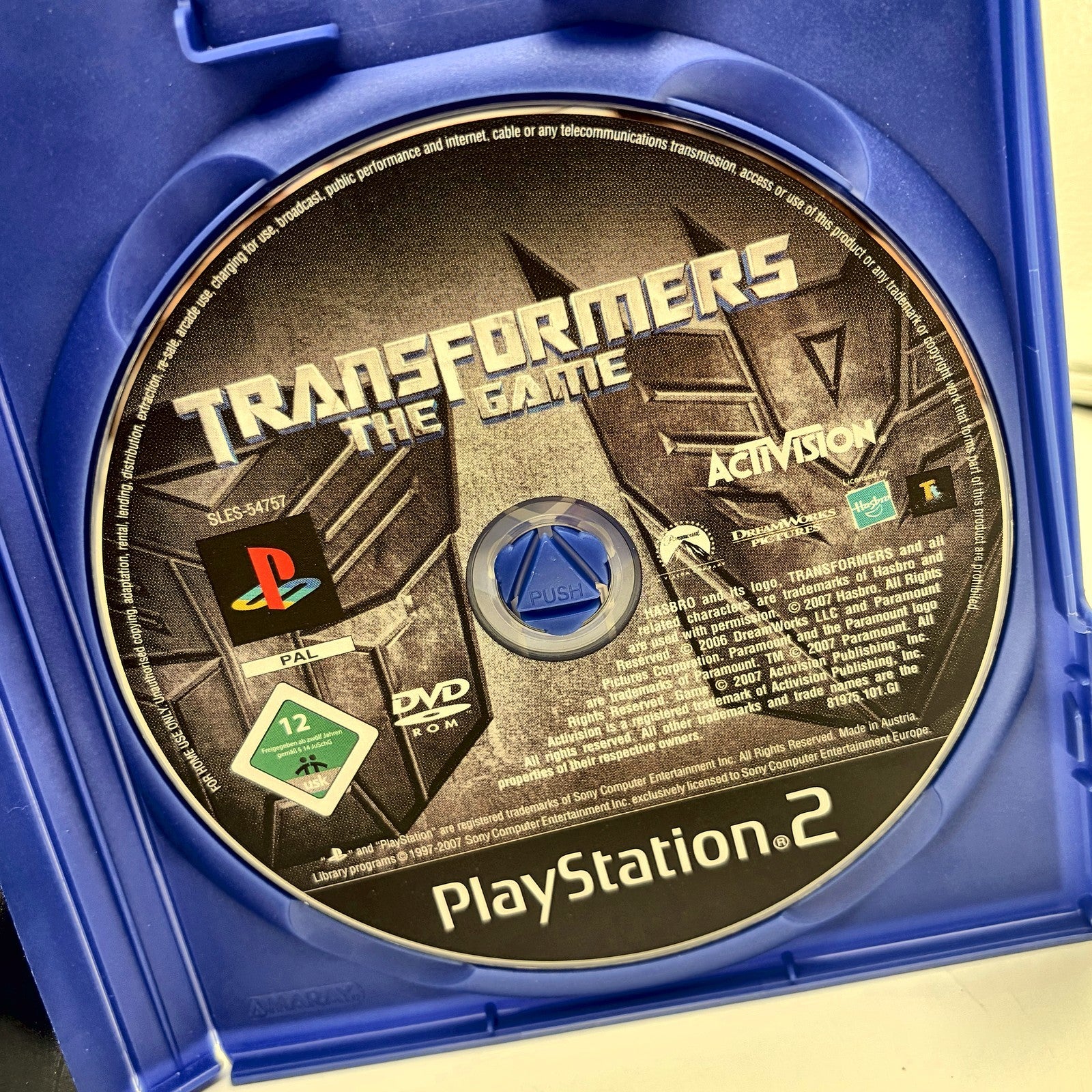 Transformers The Game PS2 PlayStation 2 PAL ITA Completo Activision Azione