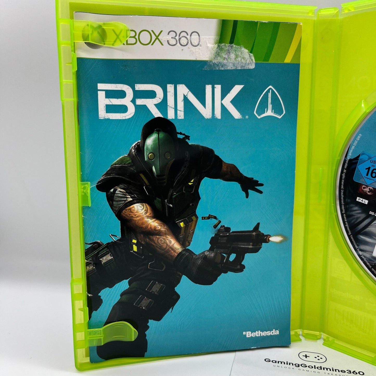 Brink Xbox 360 Italiano Completo PAL Bethesda Microsoft OTTIME CONDIZIONI