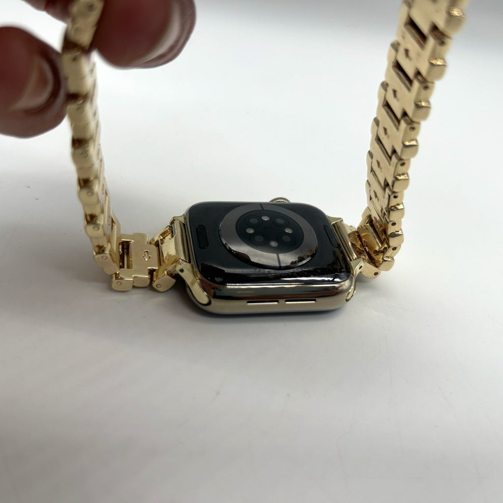 Apple Watch Series 6 40mm Acciaio Oro GPS Cellular Bracciale Link Oro Testato