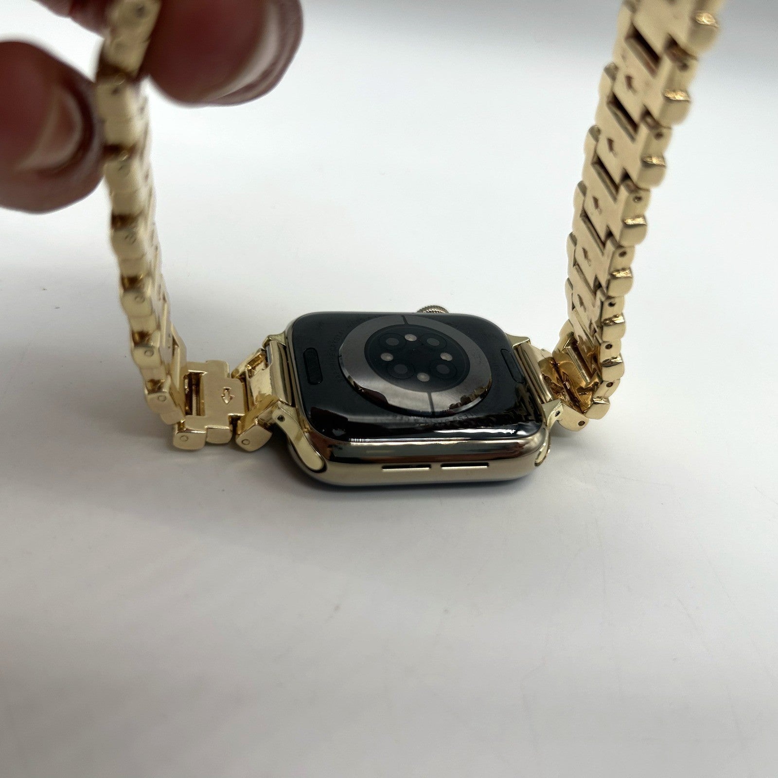 Apple Watch Series 6 40mm Acciaio Oro GPS Cellular Bracciale Link Oro Testato