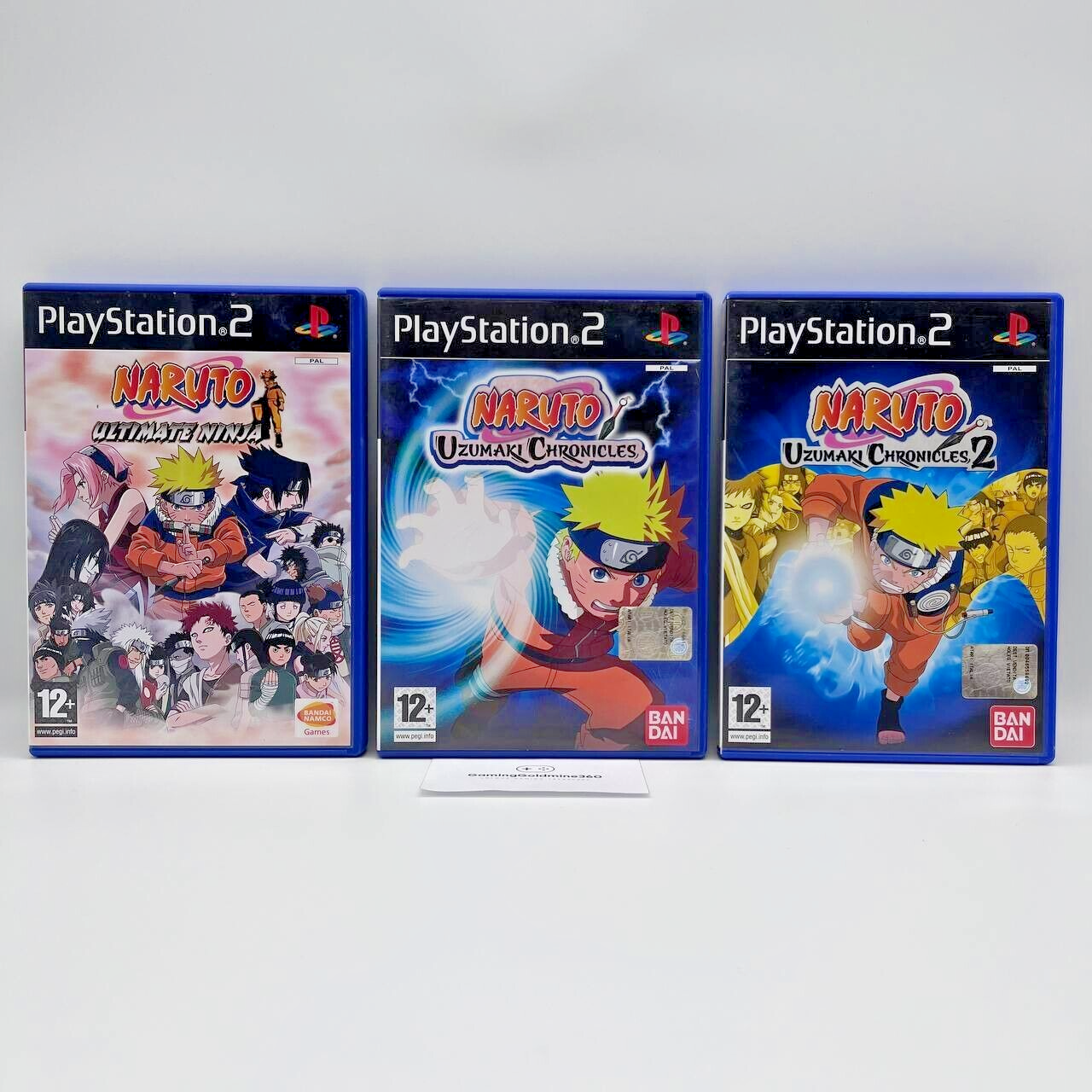 NARUTO Ultimate Ninja + Uzumaki Chronicles 1 & 2 · PS2 Italiano PlayStation 2