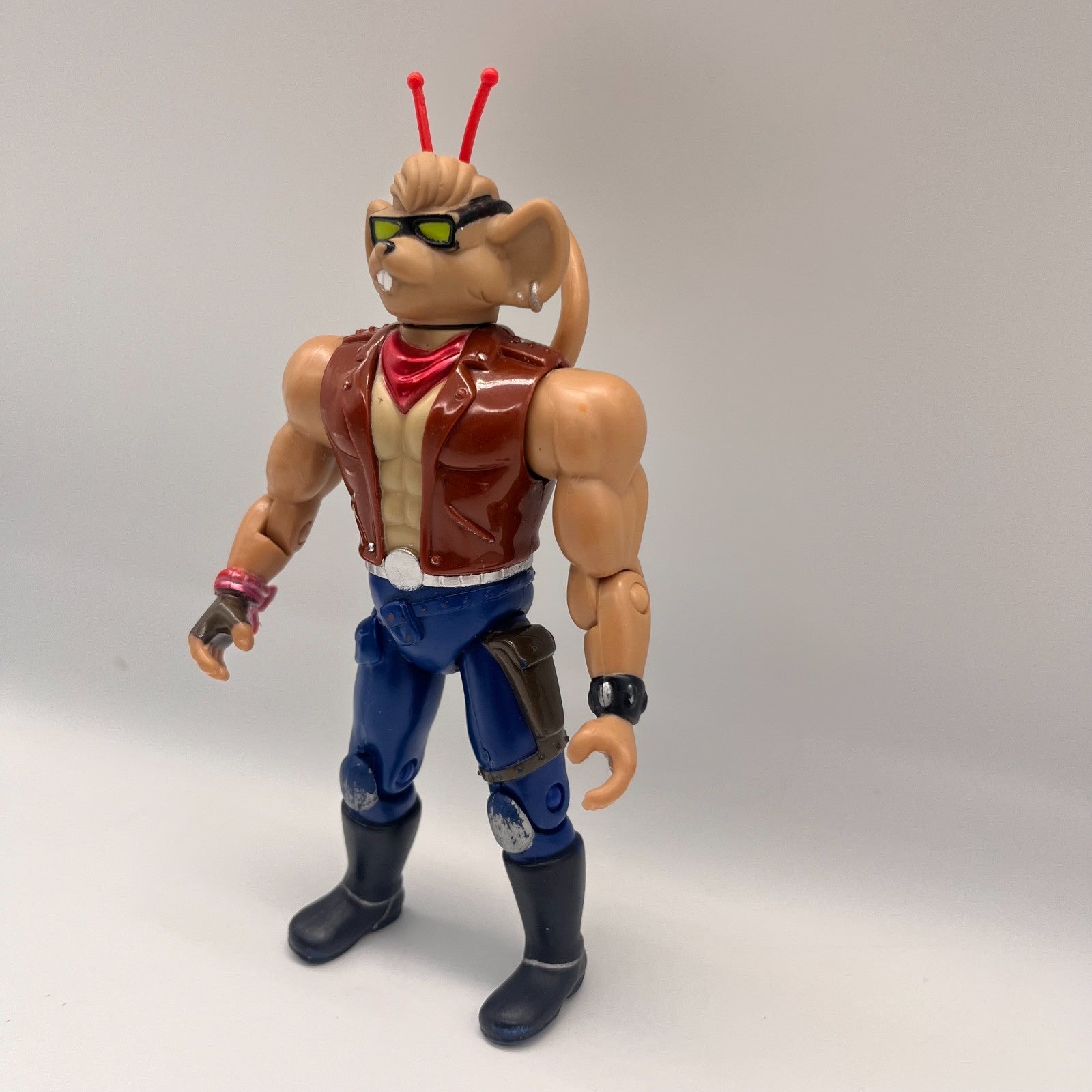 Sterzo Throttle Biker Mice da Marte Action Figure 1993 Galoob GIG Vintage