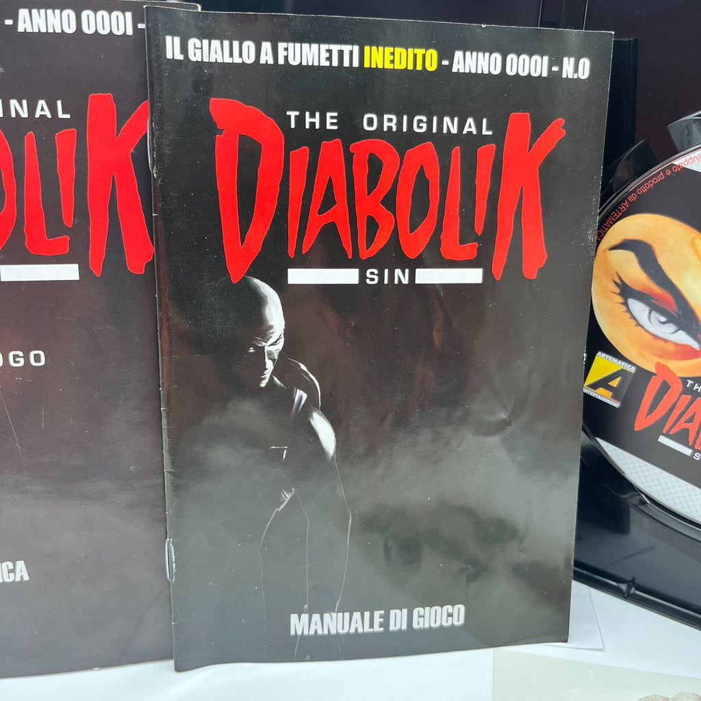 DIABOLIK The Original Sin PC DVD-Rom Gioco Completo con Manuale OTTIME CONDIZION