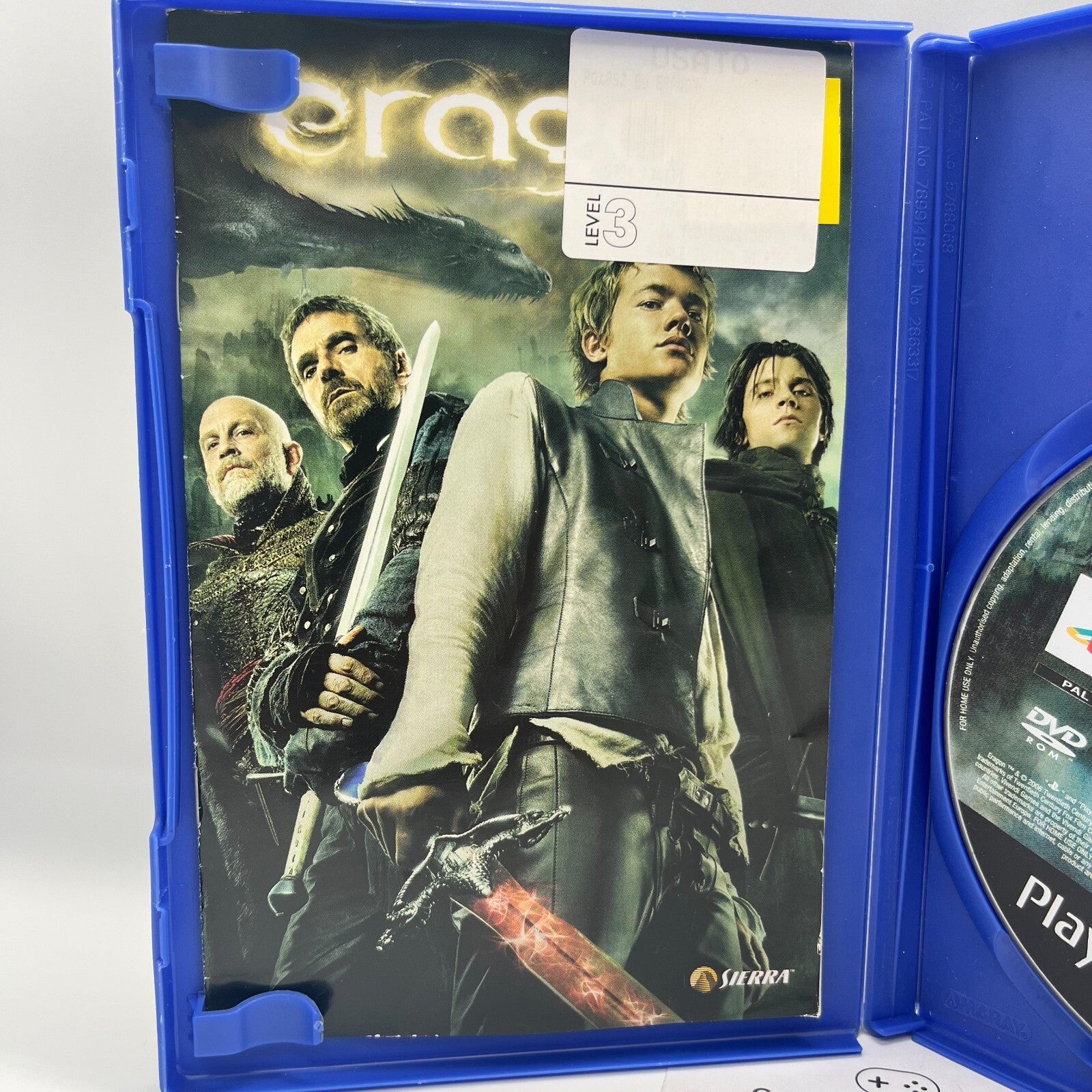 Eragon PS2 Italiano Completo con Manuale Sierra Sony Playstation 2 PAL OTTIMO
