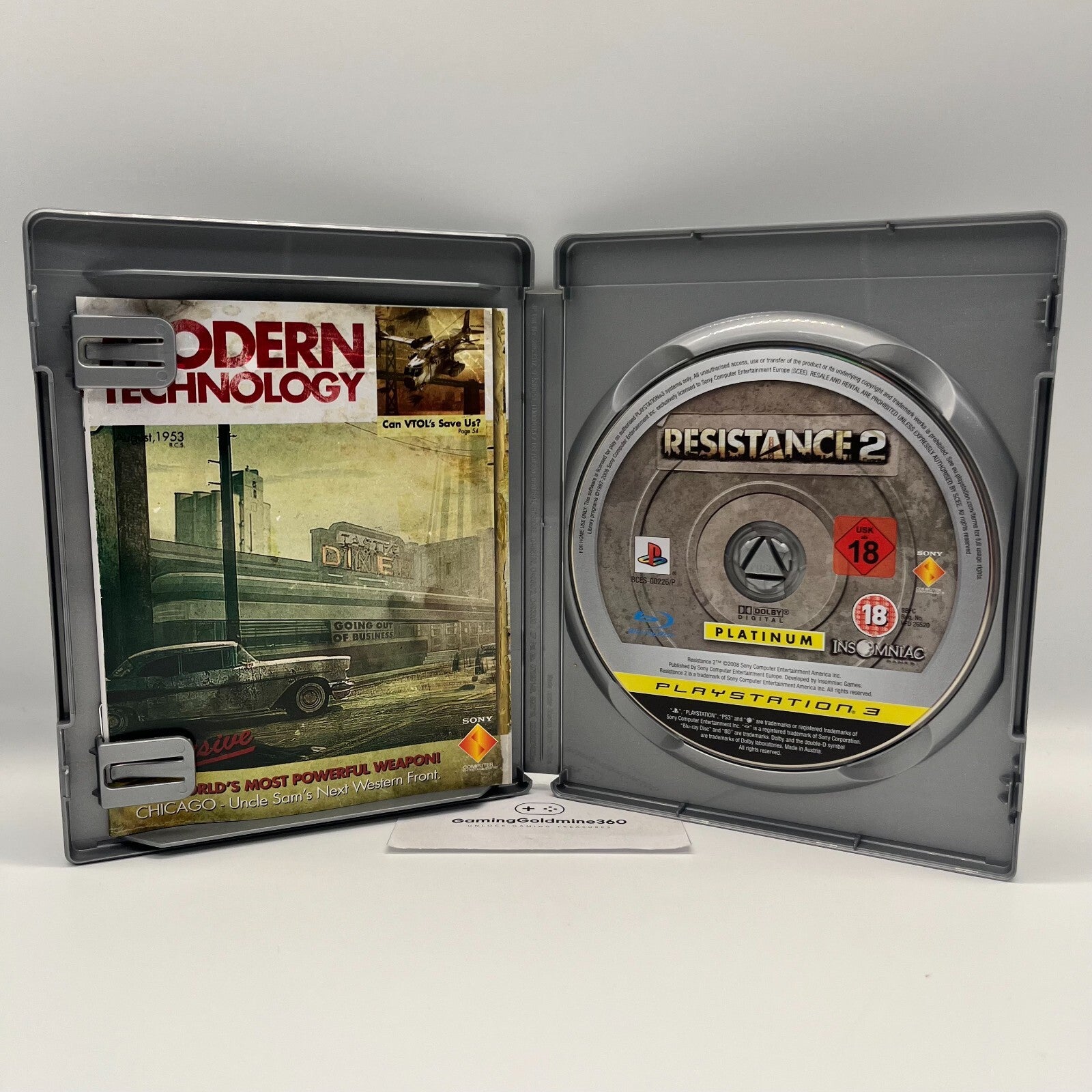 RESISTANCE Fall of Man + 2 PS3 Italiano Completo PAL Sony PlayStation 3 Platinum
