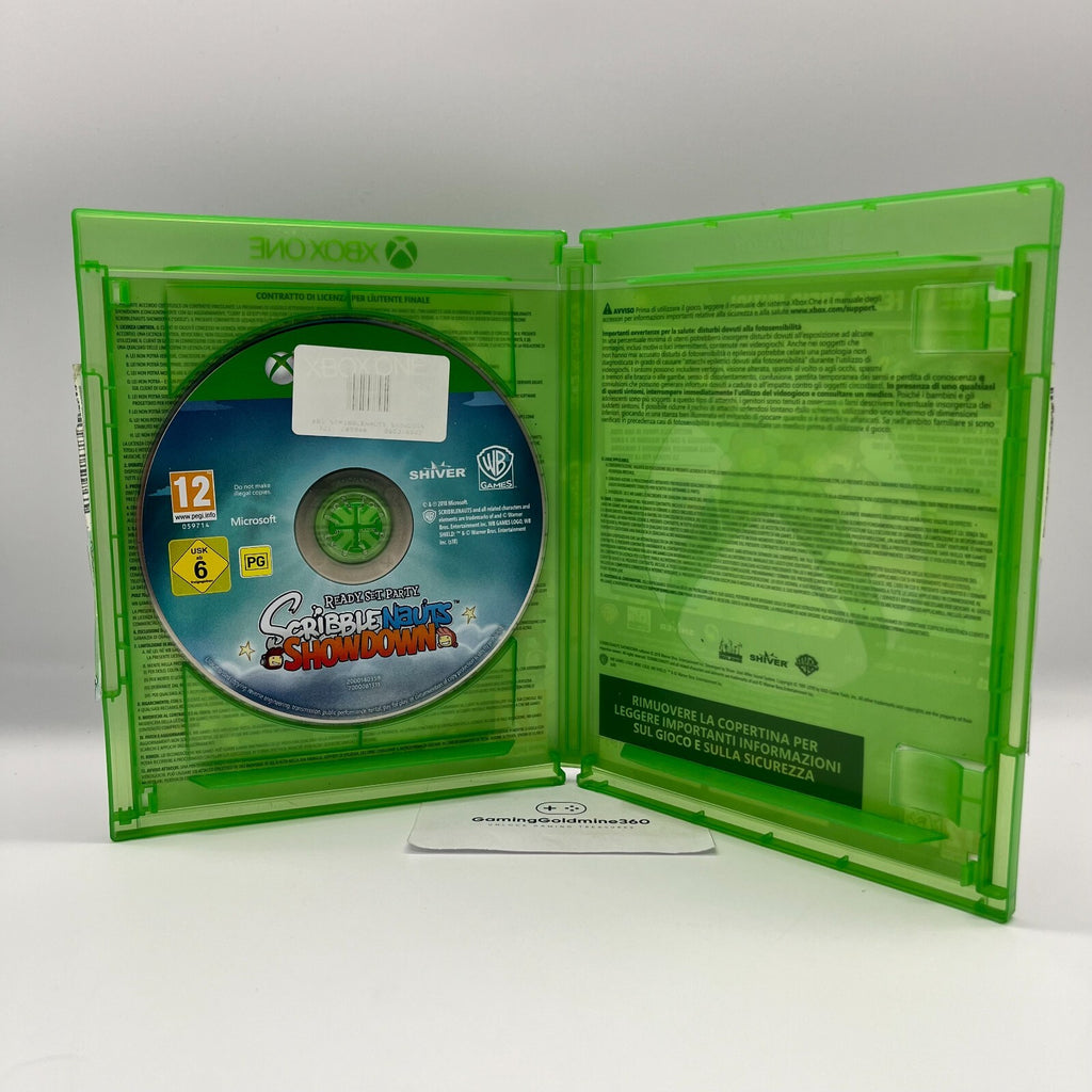 Scribble Nauts Showdown Xbox One Italiano Warner Bros COME NUOVO