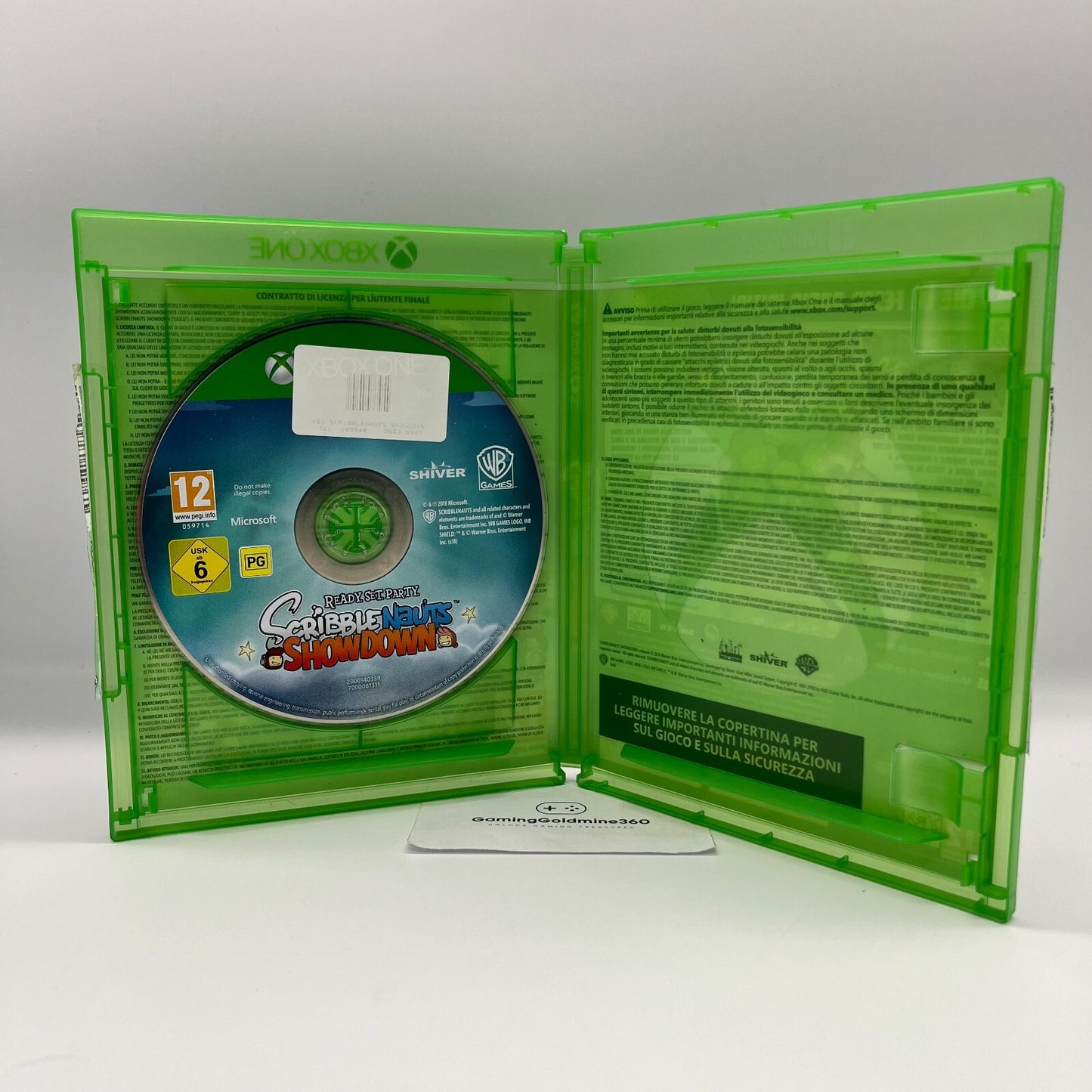 Scribble Nauts Showdown Xbox One Italiano Warner Bros COME NUOVO