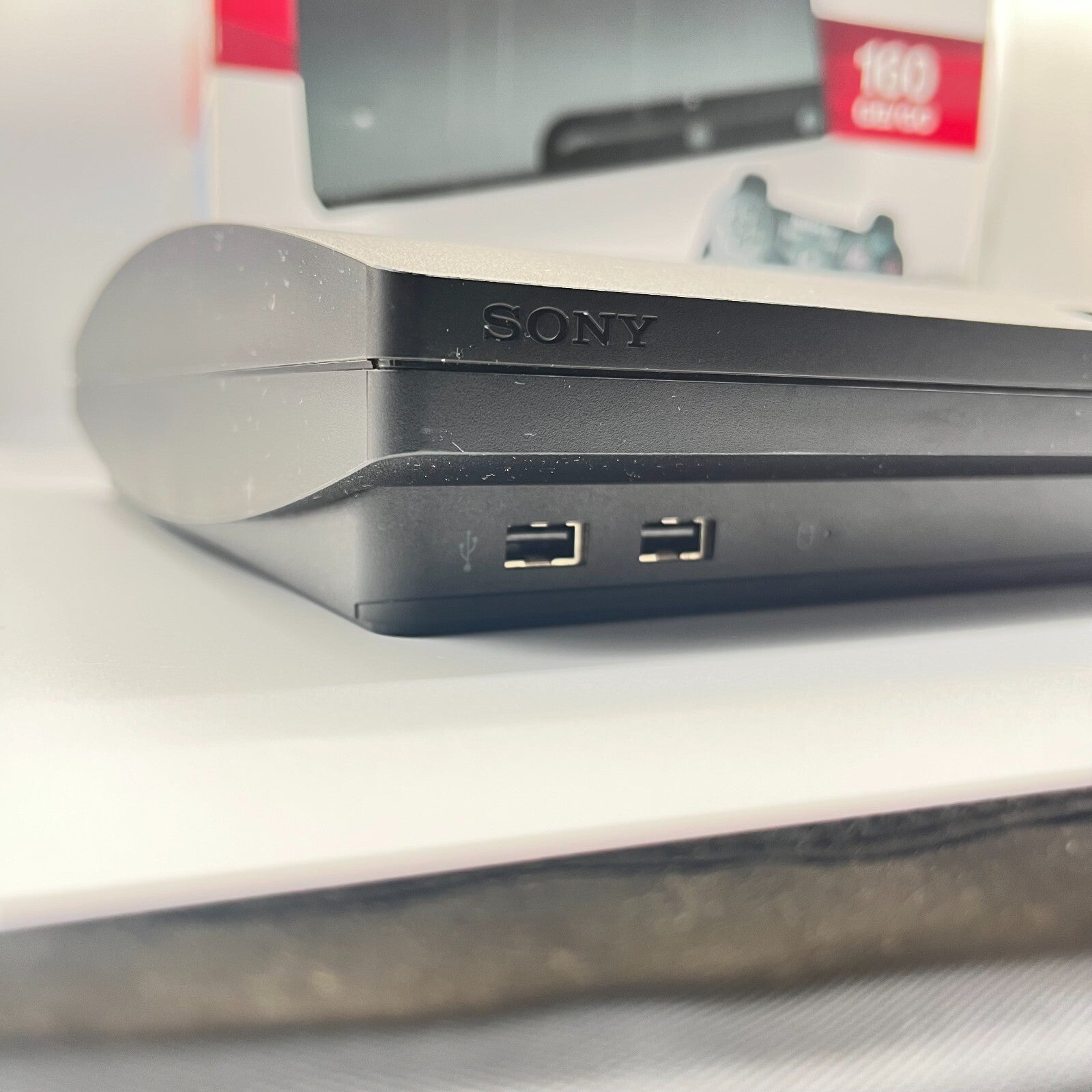 PS3 Slim Console 160GB BOXATA Sony Playstation 3 CECH3004A COMPLETA + Controller