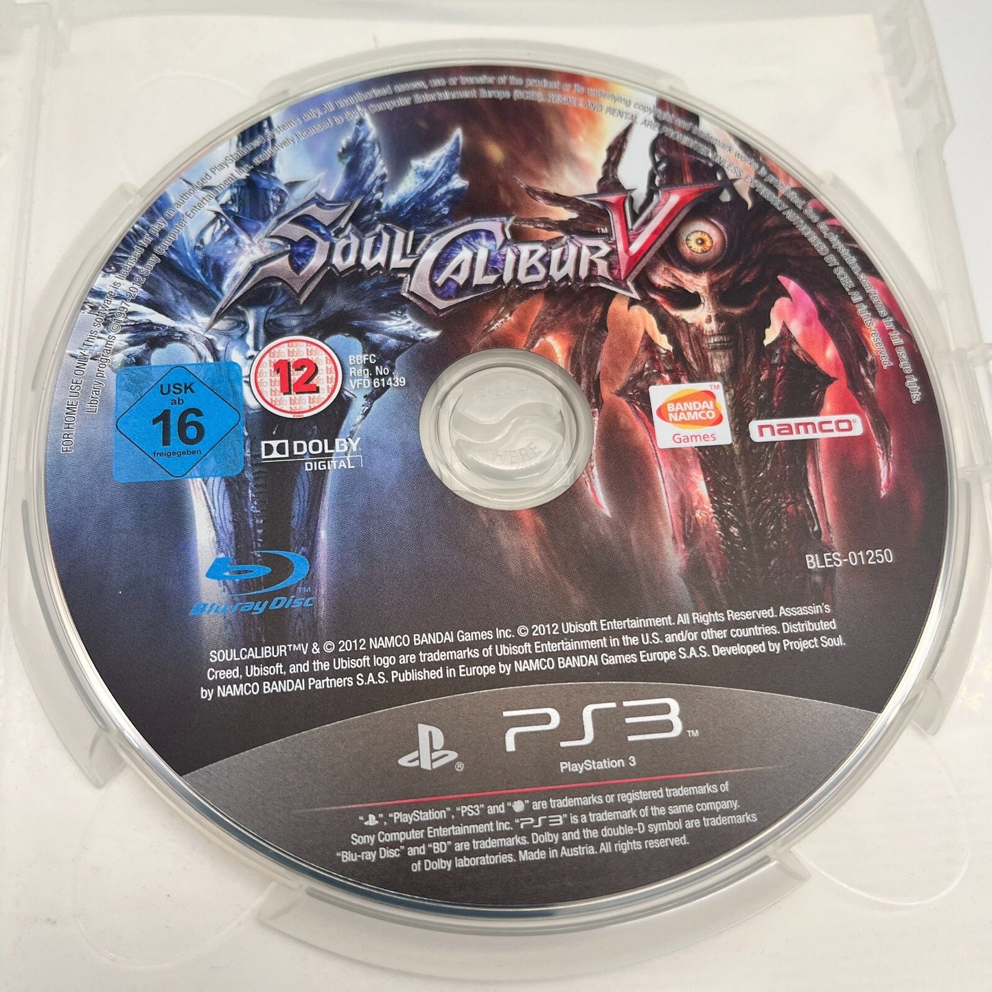 Soul Calibur 5 V PS3 Italiano Completo con Manuale PAL Namco Sony PlayStation 3